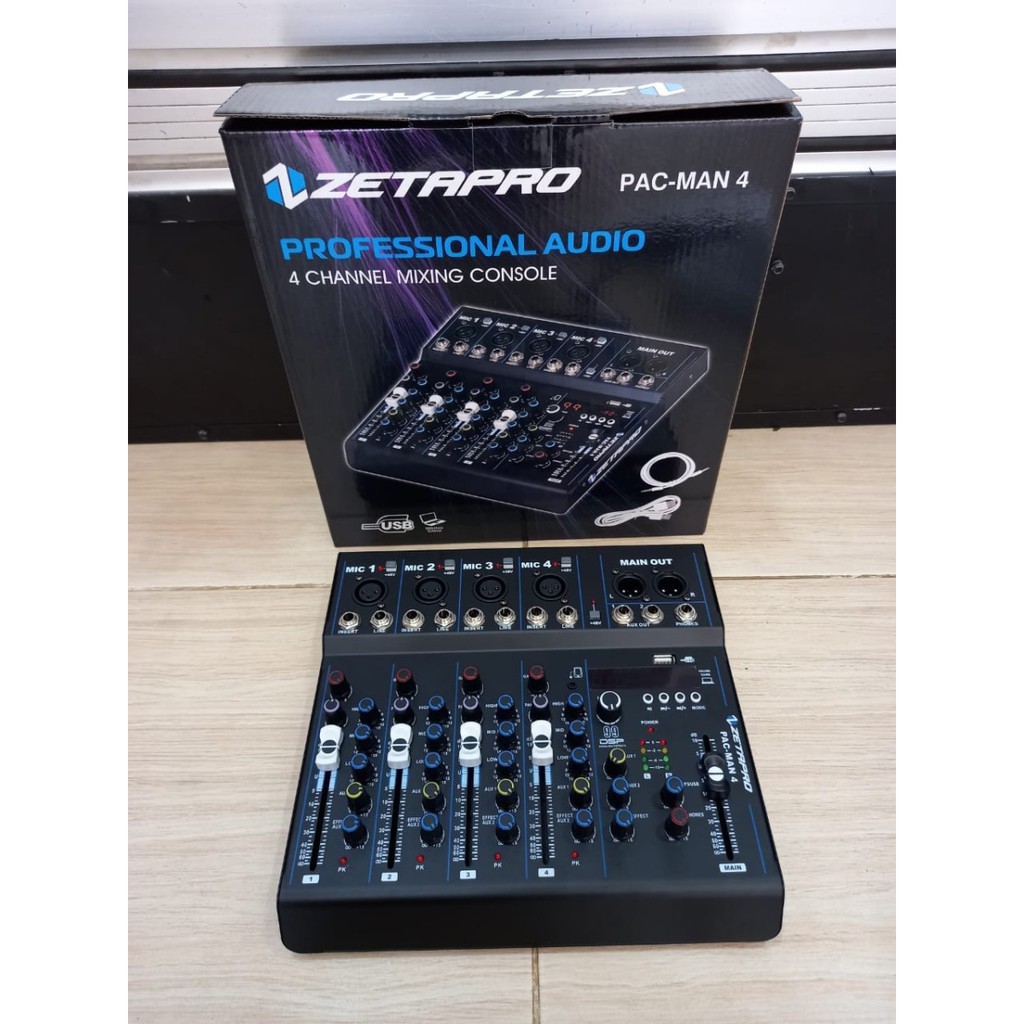MIXER AUDIO ZETAPRO PAC-MAN 4 Mixer zetapro pac man 4channel