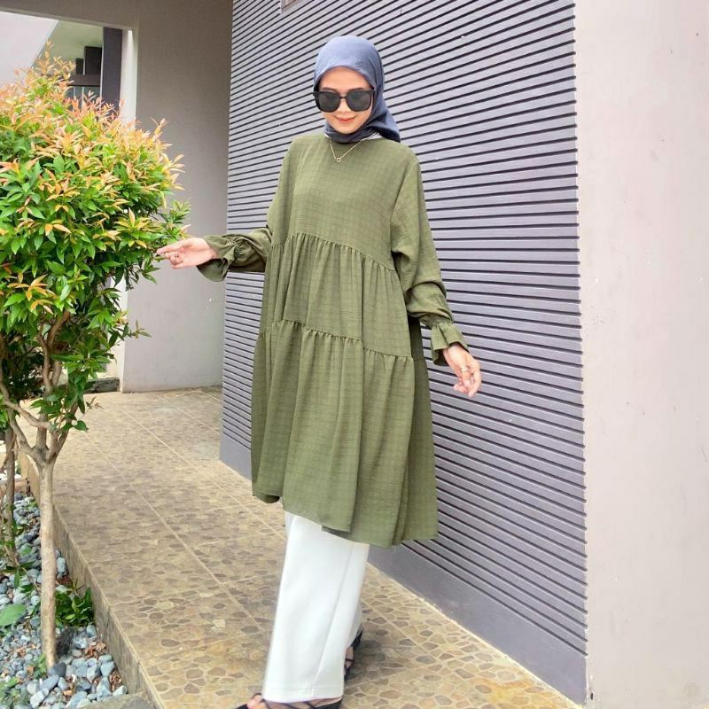 PLAIN TUNIK RAYON/TUNIK REMPEL POLOS