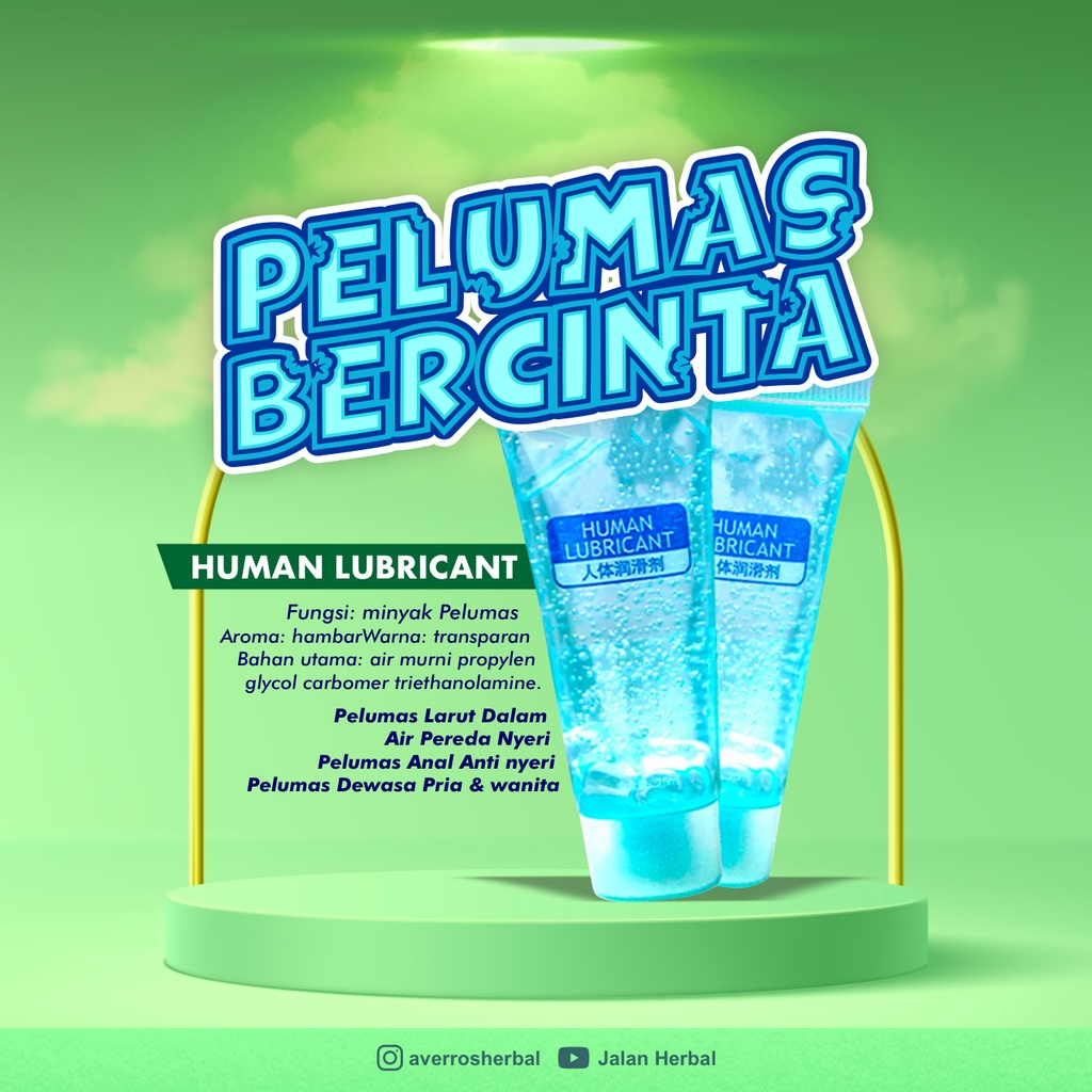 HUMAN LUBRICANT - Pelumas Pelicin Pria Wanita Lubricant Gel 25 ml