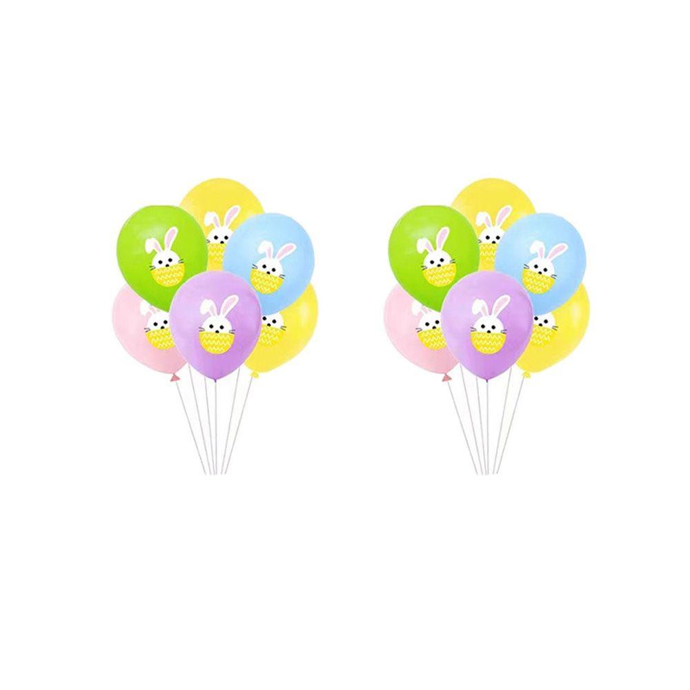 Solighter Set Dekorasi Pesta Paskah Easter Rabbit Baby Shower Tableware Decor
