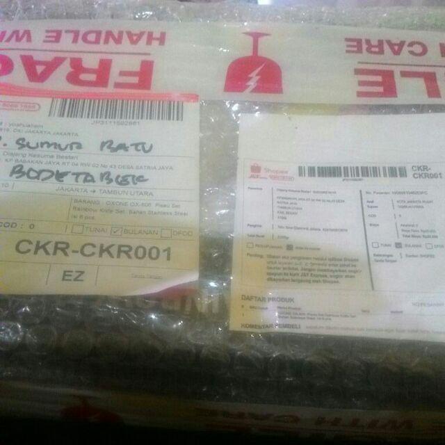 Oxone Ox-606. Pisau Set Rainbow Knife Set. Bahan Stainless Steel. Isi 6 Pcs