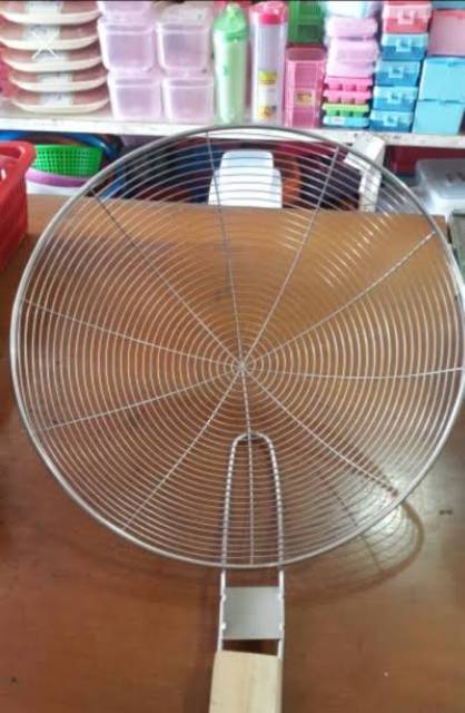 Serokan / saringan  gorengan wajan  parabola besar jumbo / Saringan stainless