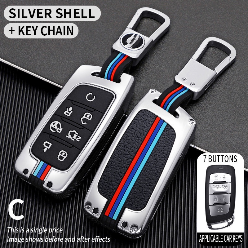 Case Kunci Mobil Bahan Zinc alloy Dan silica gel Untuk Changan CS75 PLUS CS85 COUPE CS95 2017 2018 2019