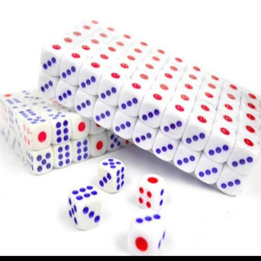 DADU JUMBO PLASTIK JUMBO 16 MM X 16 MM