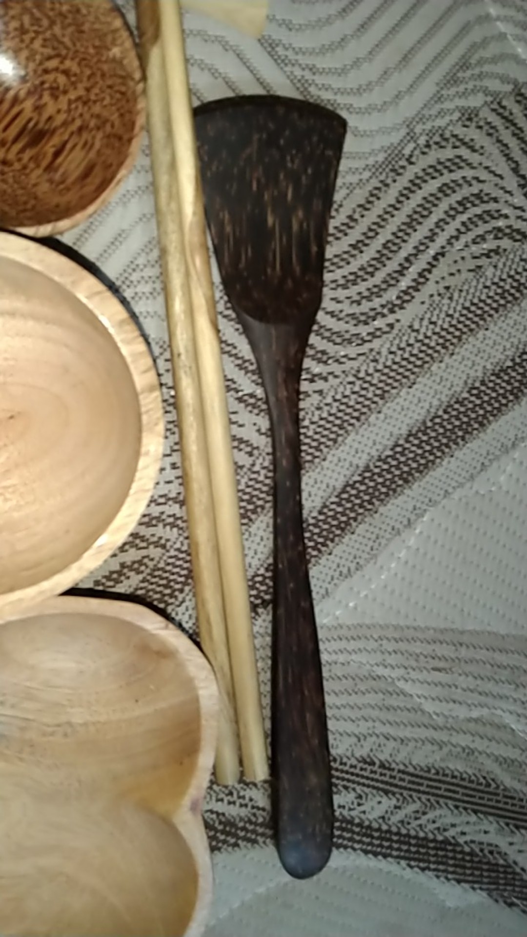 Spatula Mini Kayu Aren 25cm