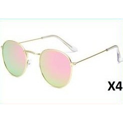 HC Kaca Mata Terbaru / Kacamata Matahari / Kaca mata Pria Wanita 5252 # BISA COD-HC1591 GOLD PINK