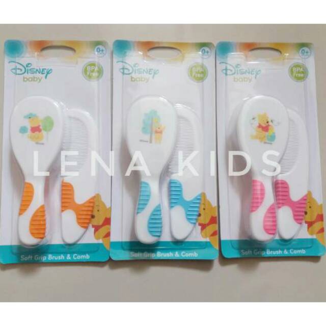 Sisir disney isi 2 pooh brush and comb sisir bayi sisir rambut bayi