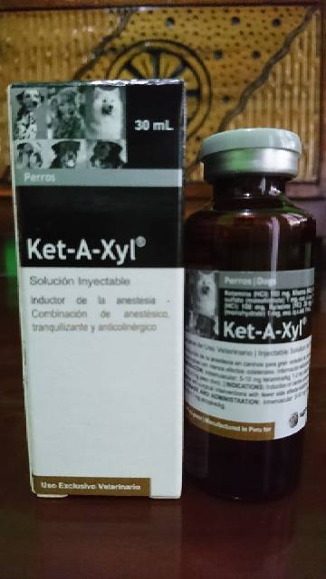 OBAT HEWAN KET A XYL KET-A-XYL KETAXYL 30 ML KOMBINASI KETAMIN XYLAZIN DAN ATROPIN