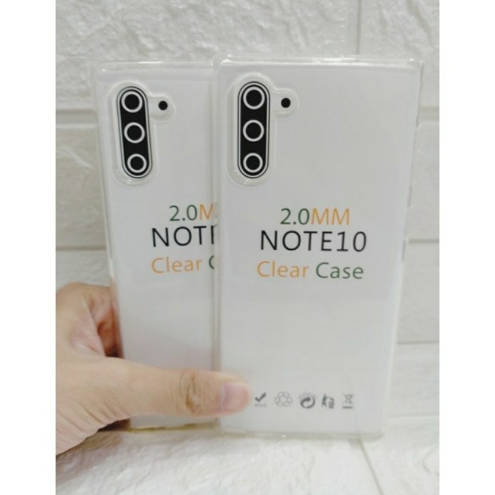 ORI Softcase Clear Case Sillikon Kondom Case Bening Casing Samsung Note 10