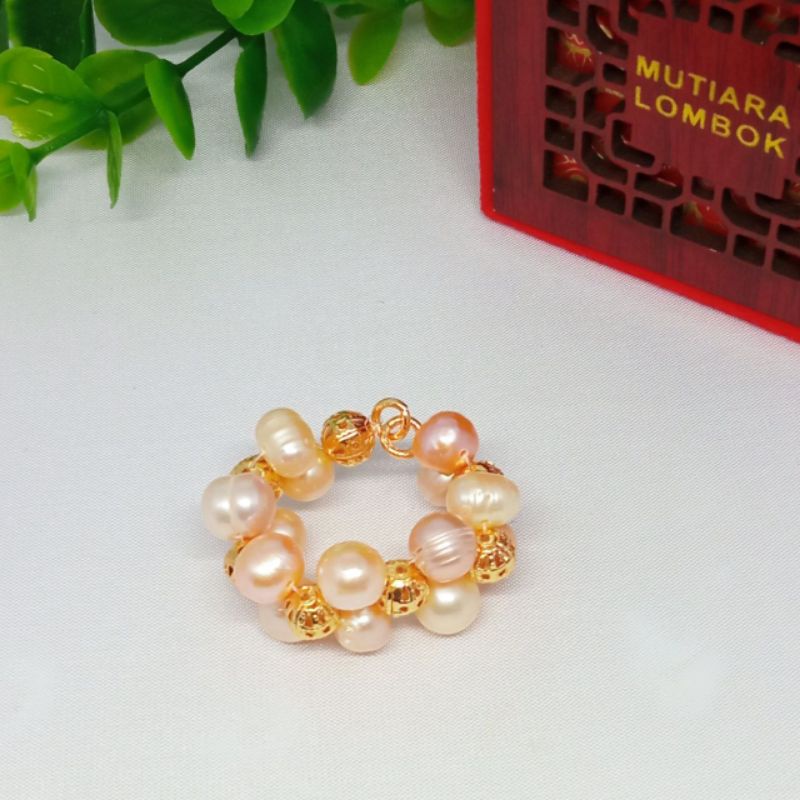 C11 BERSERTIFIKAT CINCIN MUTIARA BABY PEARL CICNIN LILIT MUTIARA MINI CINCIN MUTIARA KECIL CINCIN WA