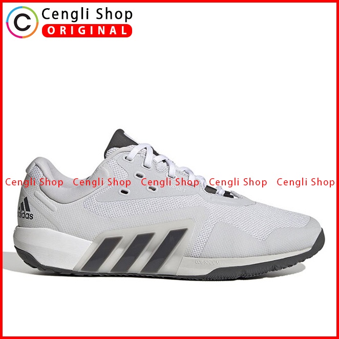 SEPATU OLAHRAGA ADIDAS PRIA ORIGINAL TRAINING DROPSET TRAINER GREY