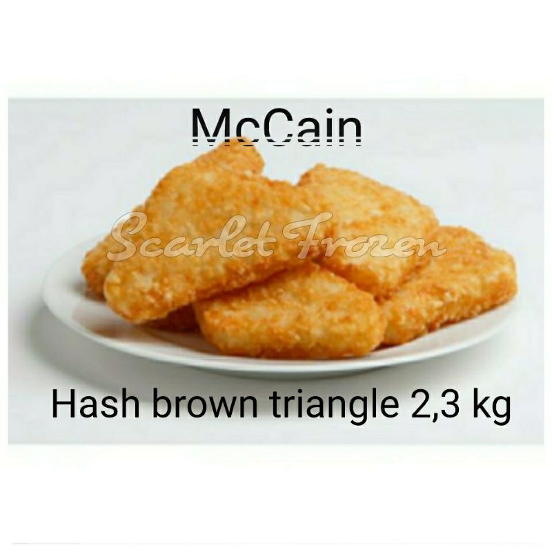 

Kentang Hash Brown Triangle McCain 2,3 Kg