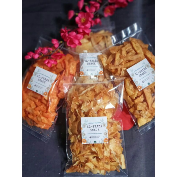 

KERIPIK SINGKONG GARLIC AL-FAAZA 200 g keripik singkong rasa