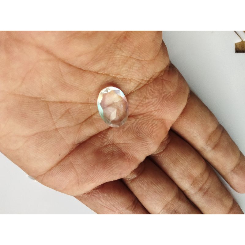 Batu akik white zirconia