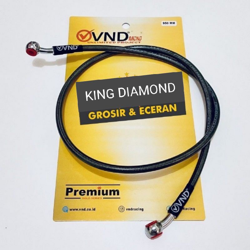 Selang Rem Kabel Rem VND premium Depan 130cm KLX 150 D-tracker CRF 150