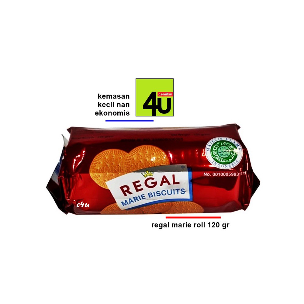 

Regal - Biskuit Marie Roll Kecil 120 gr