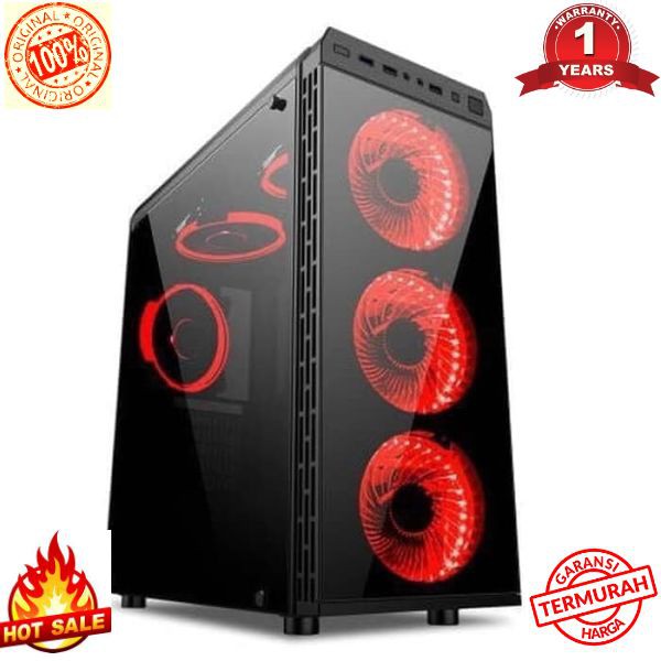 Terlaris PC RAKITAN GAMING RYZEN 5 2400G High end for Gaming design editing