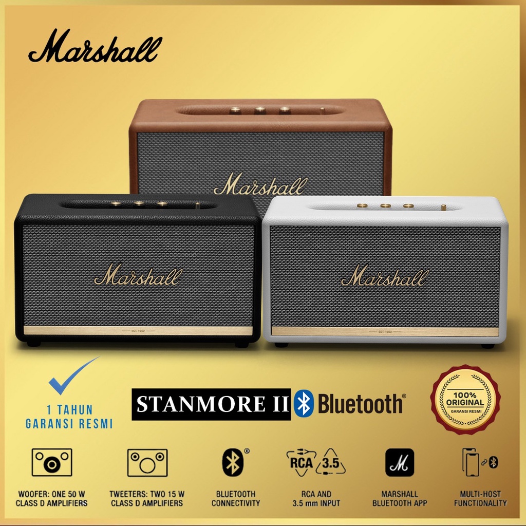 Marshall Stanmore II High Quality Wireless Bluetooth Speaker