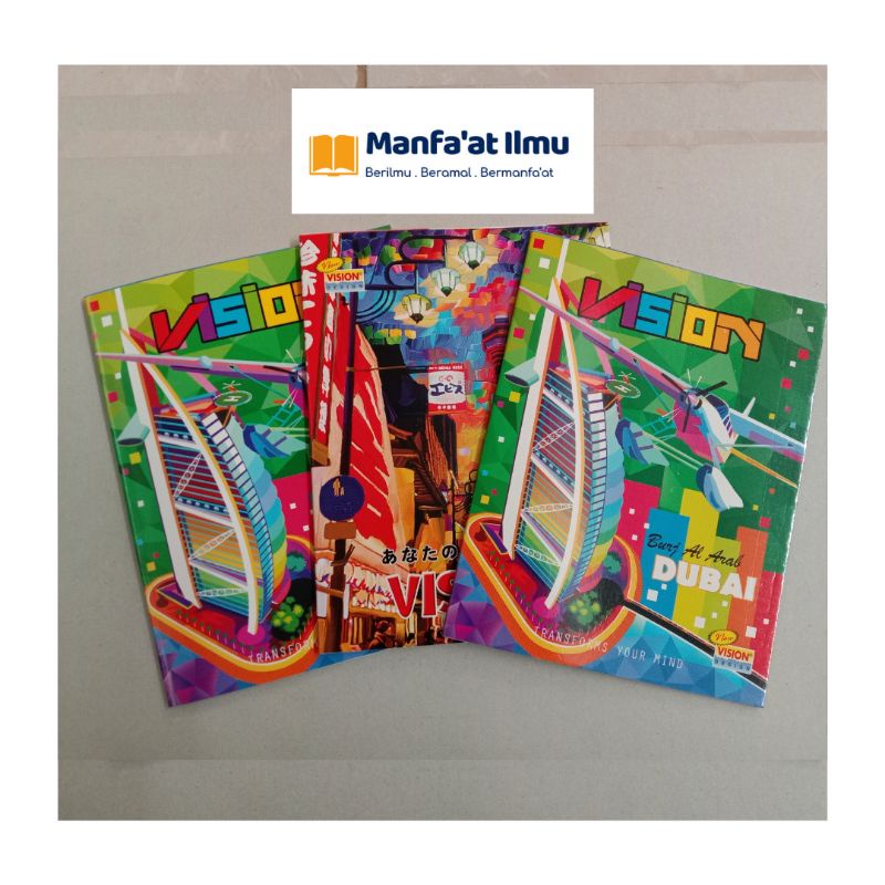 

Buku Tulis Isi 38 Lembar VISION A5 - Ecer