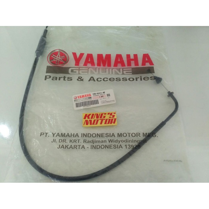 KABEL, TALI GAS JUPITER Z NEW 115, 31B F6311 ASLI YAMAHA