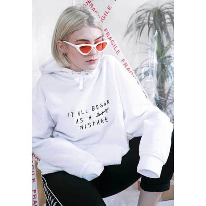 Jaket Hoodie Jumper Sweater Obral Murah iT ALL BEGAN AS A MiSTAKE