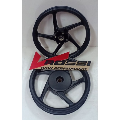 VELG/PELAK RACING V ROSSI STANDAR HITAM PALANG 5 BEAT KARBU/BEAT FI/VARIO 110/SCOOPY KARBU/SCOOPY FI