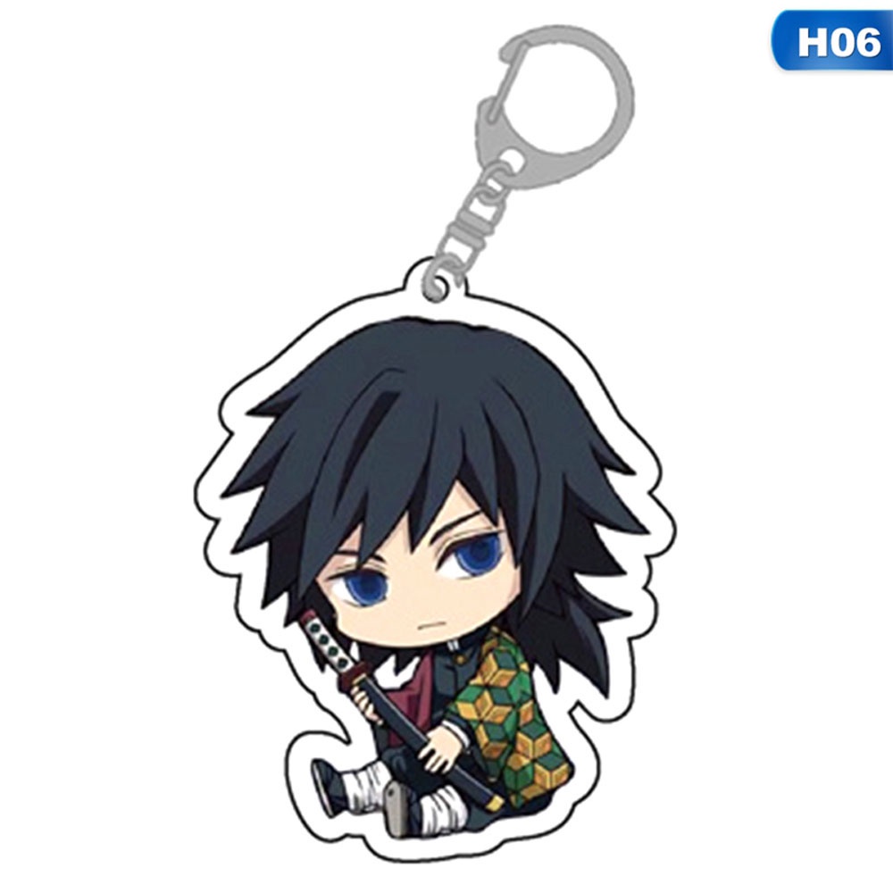 Lanfy Gantungan Kunci Model Anime Demon Slayer 18 Gaya Jepang