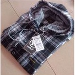 Kemeja Flanel Hoodie Pria Dan Wanita Kualitas Unisex