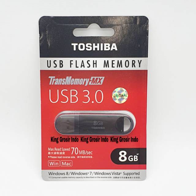 Flashdisk Toshiba 8GB 8 GB USB Original Flashdrive