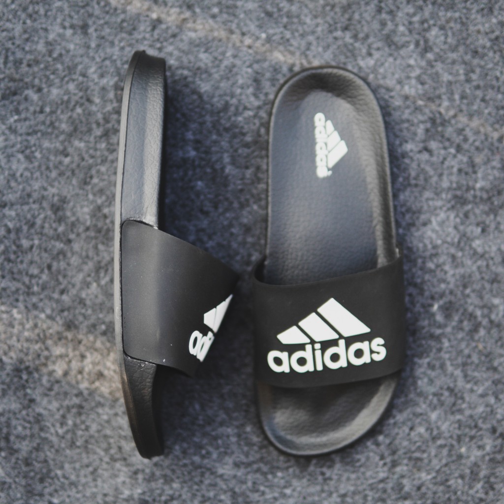 BISA COD!!!adidas  Black | Slippers | Sandal Pria/sansal slide terhits