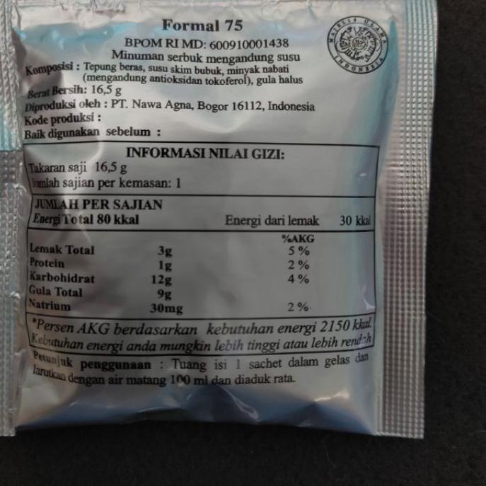 

⭐Skip Aja!! Formula 75 / F75, Susu atau makanan untuk anak gizi buruk / stunting 5.5 sale/SHOPEE MALL/【SHOPEE MALL】/Original/(TERBARU)