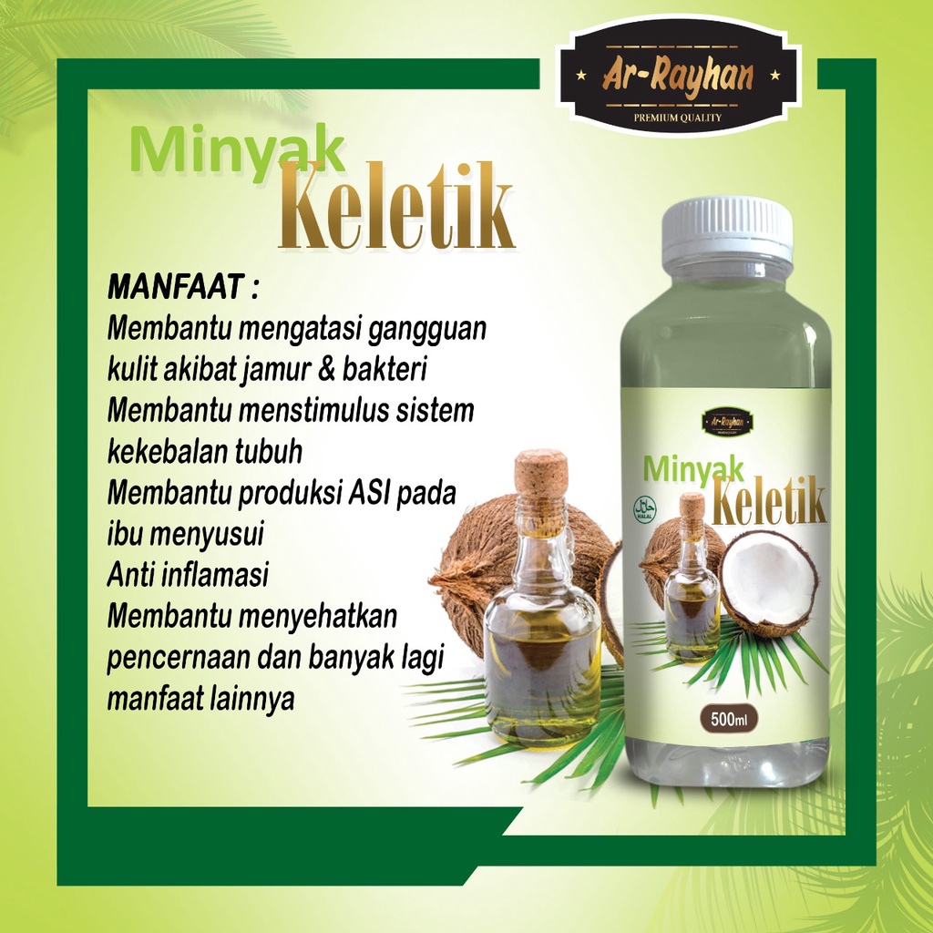 

Minyak Klentik santan mas 500 ml Kelapa Murni Asli minyak keletik multiguna 500 ml premium