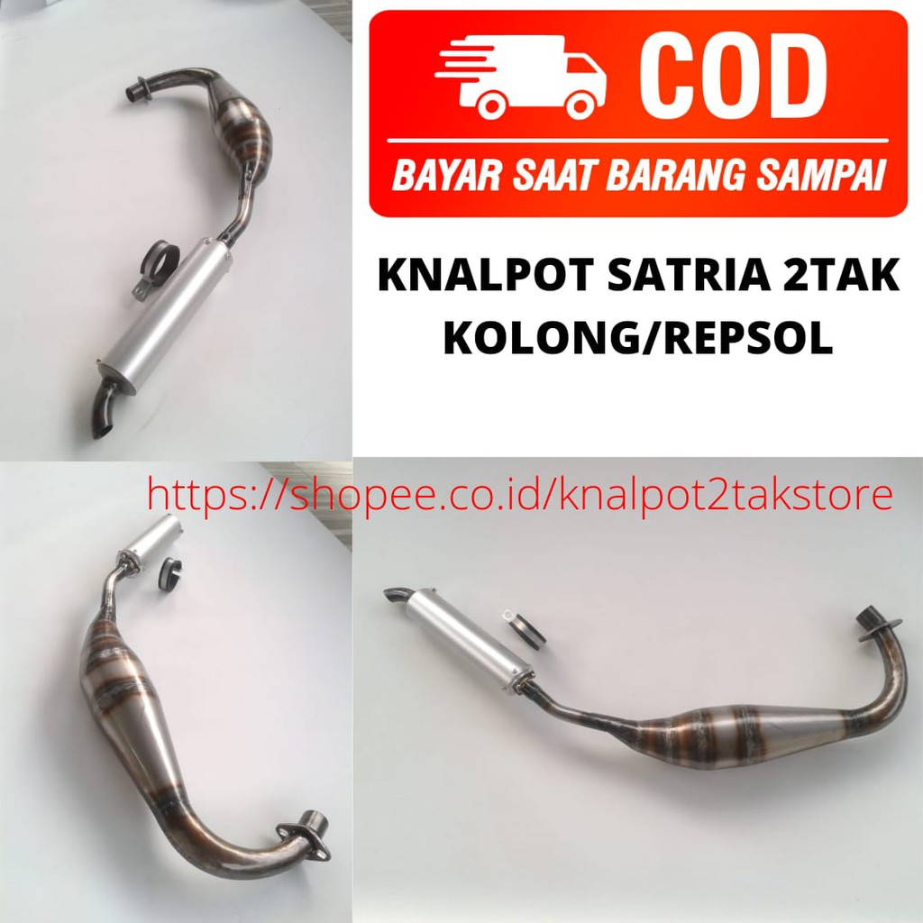 knalpot satria 2 tak-kolong satria 2 tak