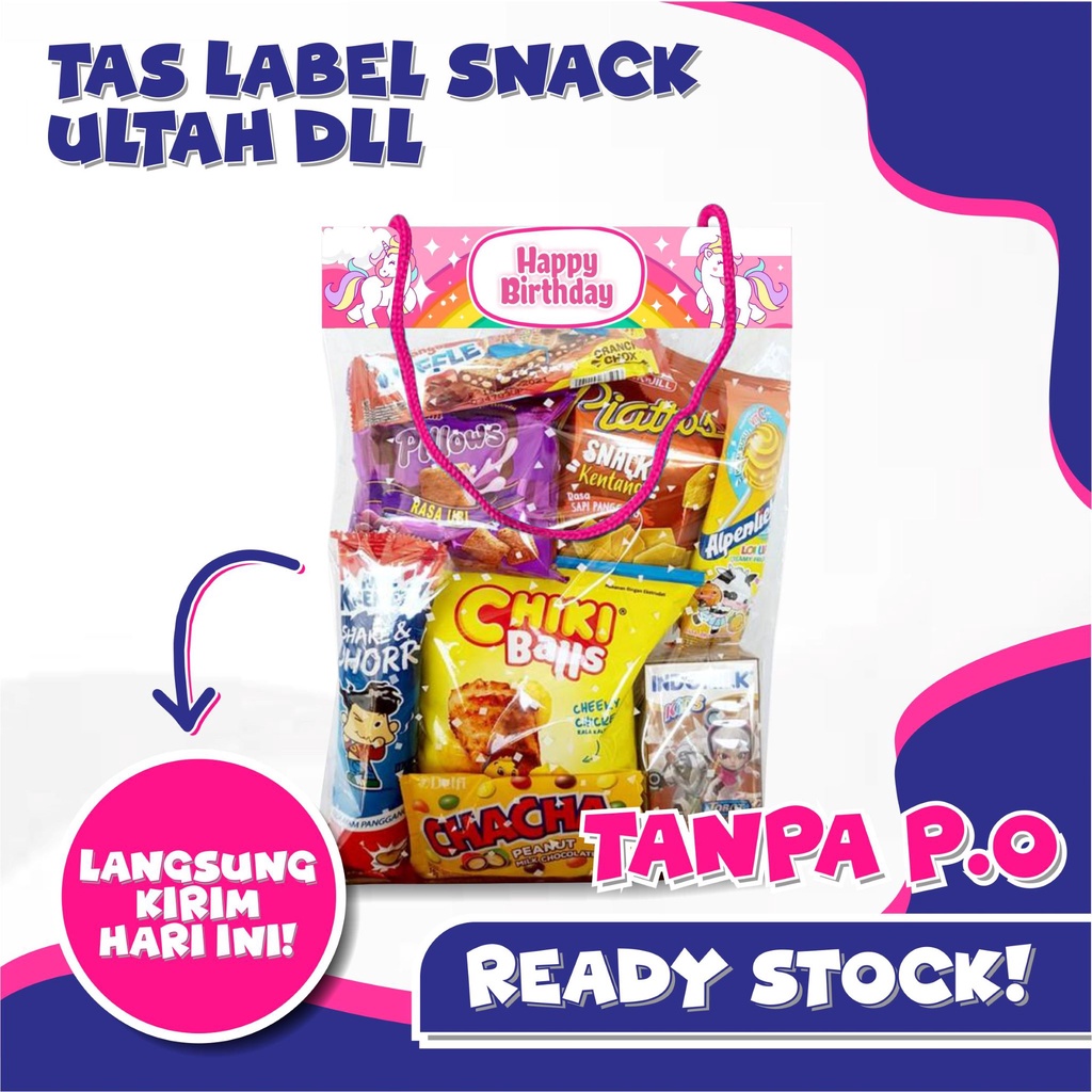

Label Ulang Tahun Kertas Bungkus Snack Ultah Anak Siap Kirim