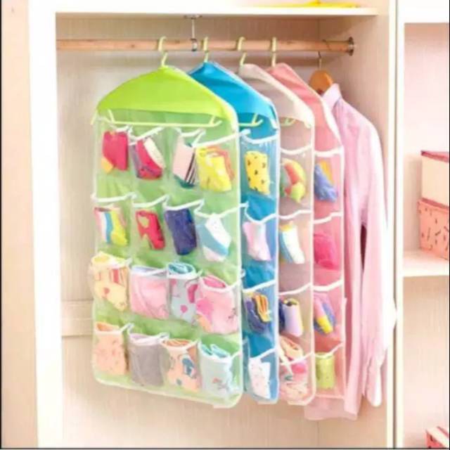 STORAGE BAG GANTUNG 16 KANTONG HANGER