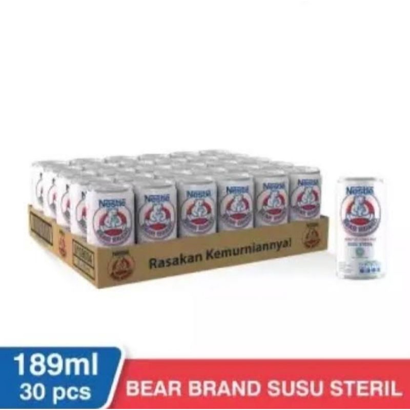 

susu Bear Brand 189 Ml × Pcs