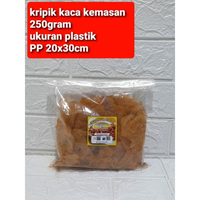 Kripik kaca 250 gram