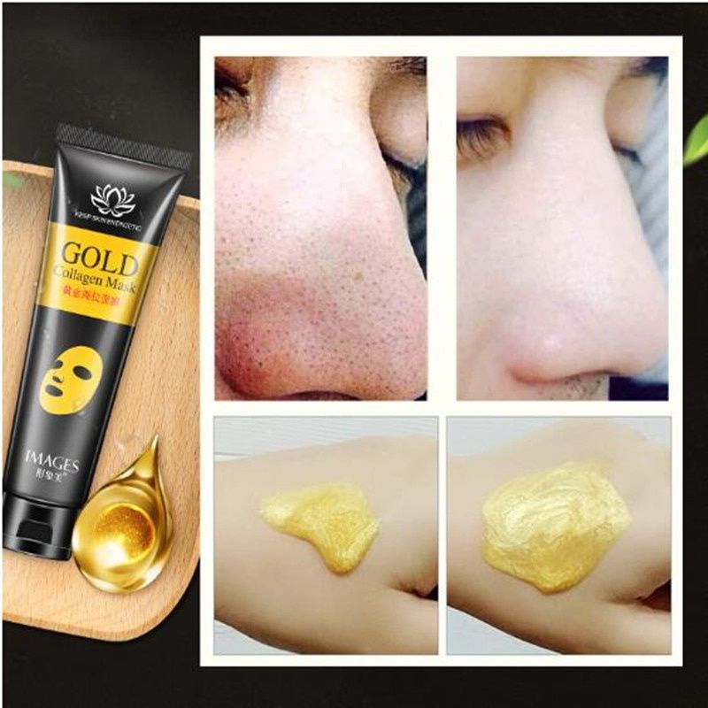 Medan Termurah by Images Masker komedo emas kolagen Gold collagen mask blackhead remover