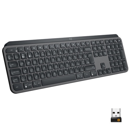 Logitech MX Keys Keyboard Wireless Bluetooth Backlit