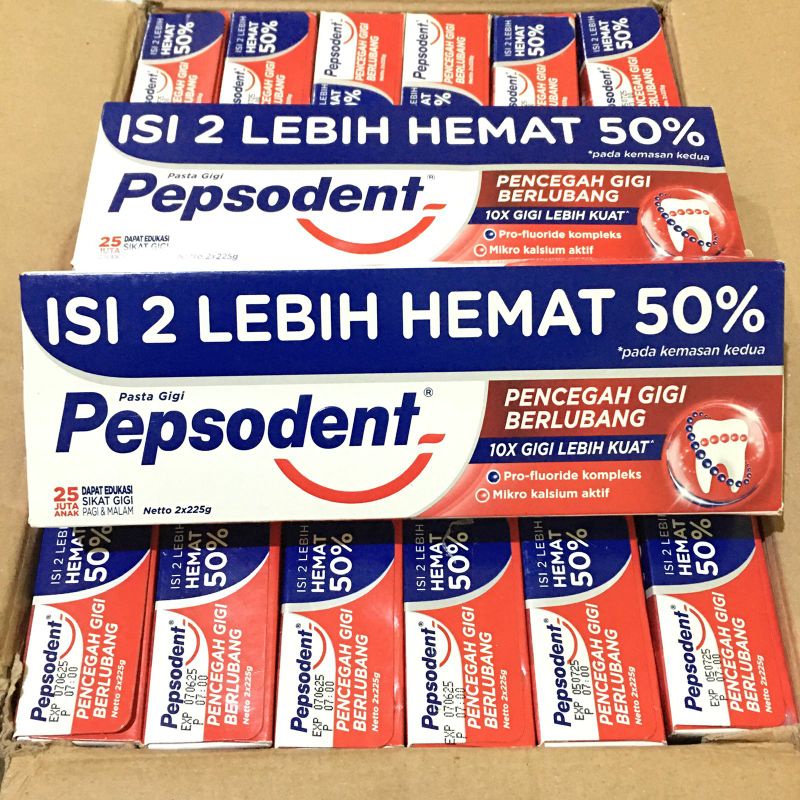 PEPSODENT 225gr + 225gr