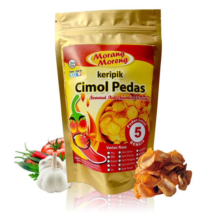 

KERIPIK CIMOL PEDAS - Morang Moreng Snack