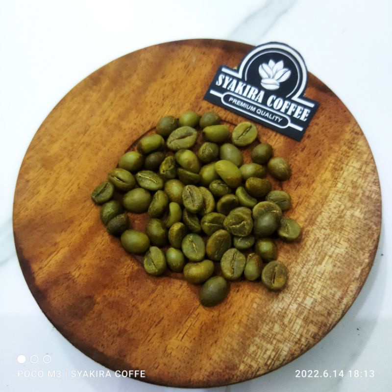 green bean robusta biji kopi mentah wonosalam