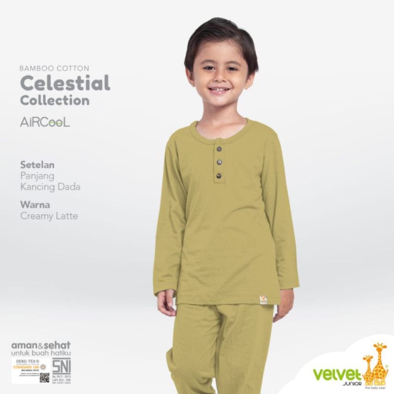 Velvet Junior Celestial collection setelan panjang