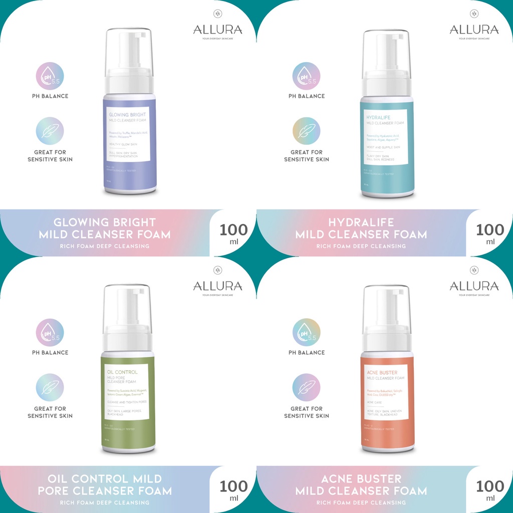 Allura Mild Cleanser Foam 100ml