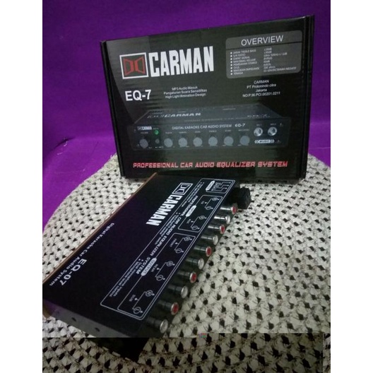PARAMETRIK EQUALIZER KARAOKE CARMAN EQ7