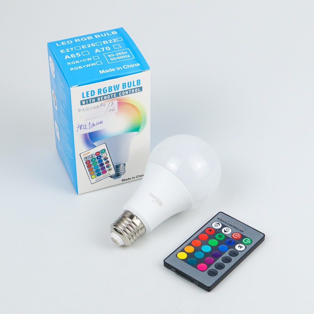 TaffLED Lampu Bohlam RGB dengan Remote Control