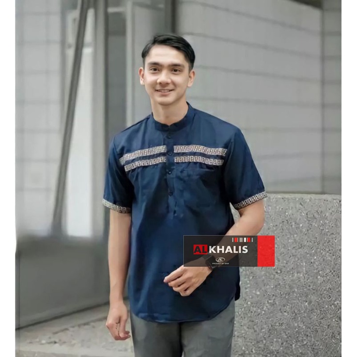 Baju Koko Kurta Dewasa Lengan Pendek Baju Koko Pakistan Premium Koko Kurta FF Terlaris Alkhalis