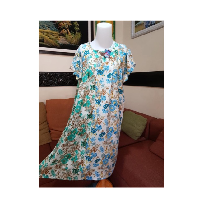 Daster sambung kain adem