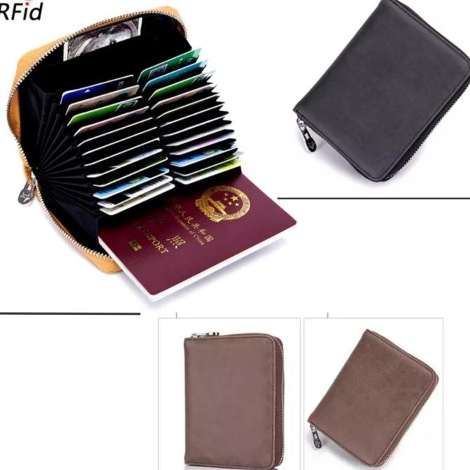

BARU! DOMPET KARTU CARD HOLDER RFID PROTECTION 6660 24 SLOT KARTU TERLARIS