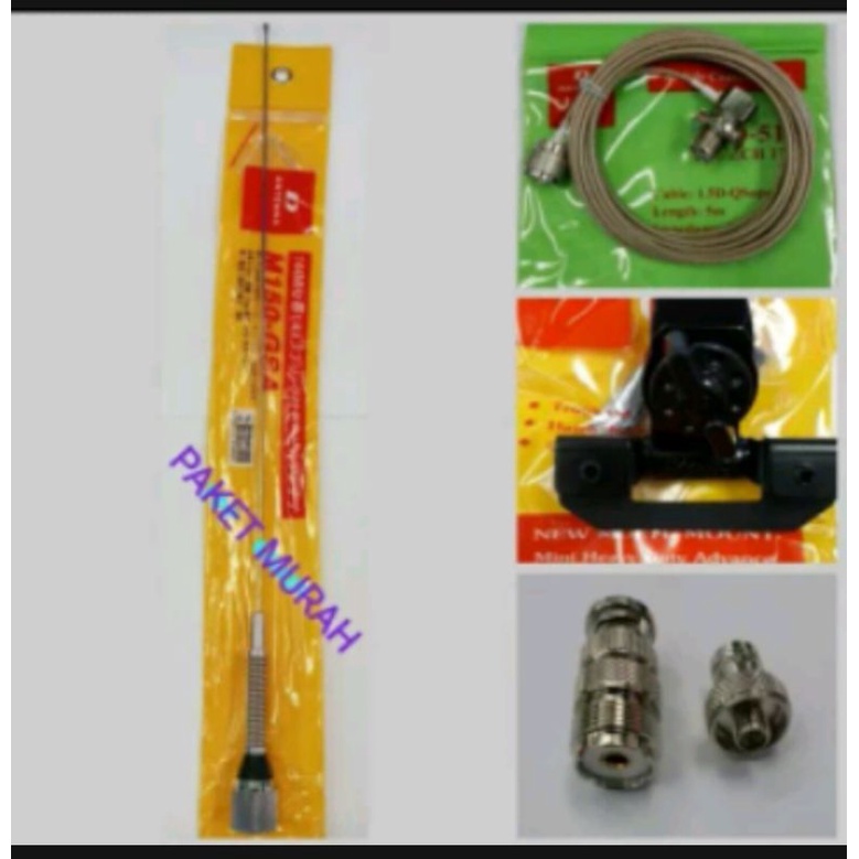 paket antena ht mobil komplit tinggal pasang